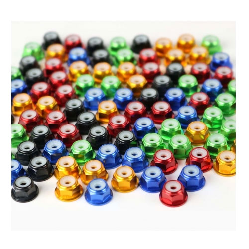 ສີ Nylon Lock Flange Pinball Nut