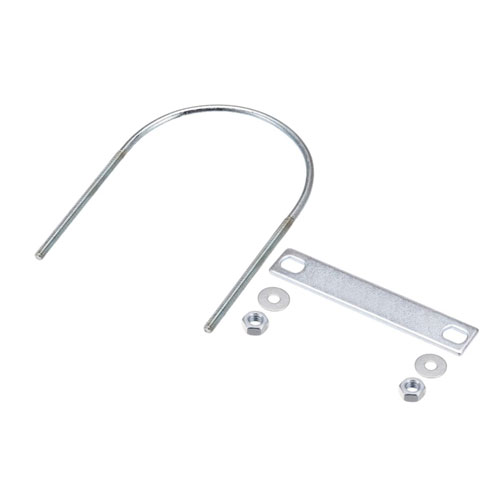 ສະແຕນເລດຮອບ U Bolt ມີ clamp
